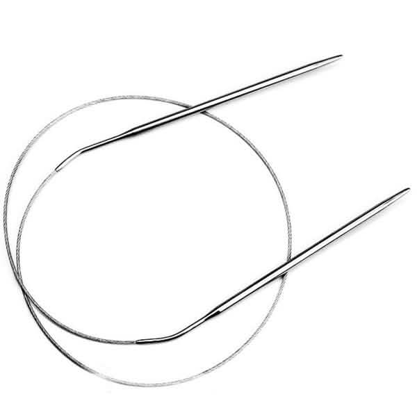 11 Pack Stainless Steel Circular Knitting Needles Set