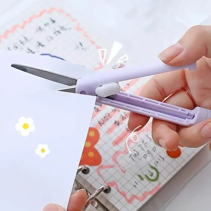 3 Pack 2 In 1 Pen Style Scissors Paper Cutter