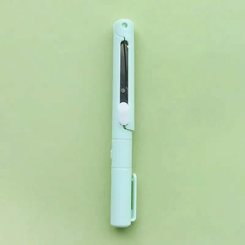 3 Pack 2 In 1 Pen Style Scissors Paper Cutter
