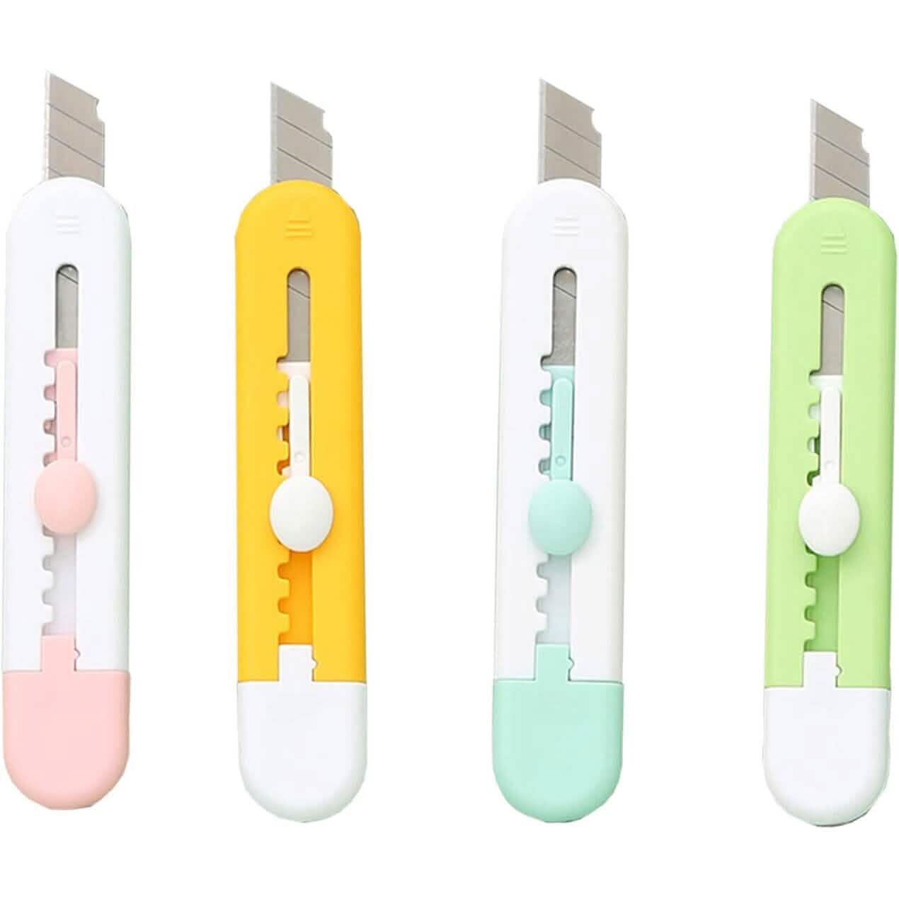 4 Piece Retractable Mini Art Cutter Craft Tools