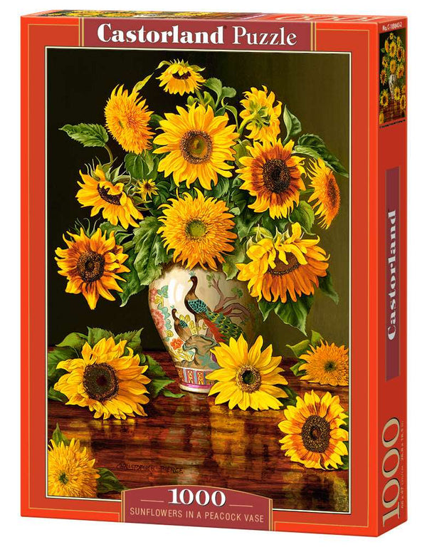 Sunflowers In Vase 1000 Piece Adult Jigsaw Puzzle