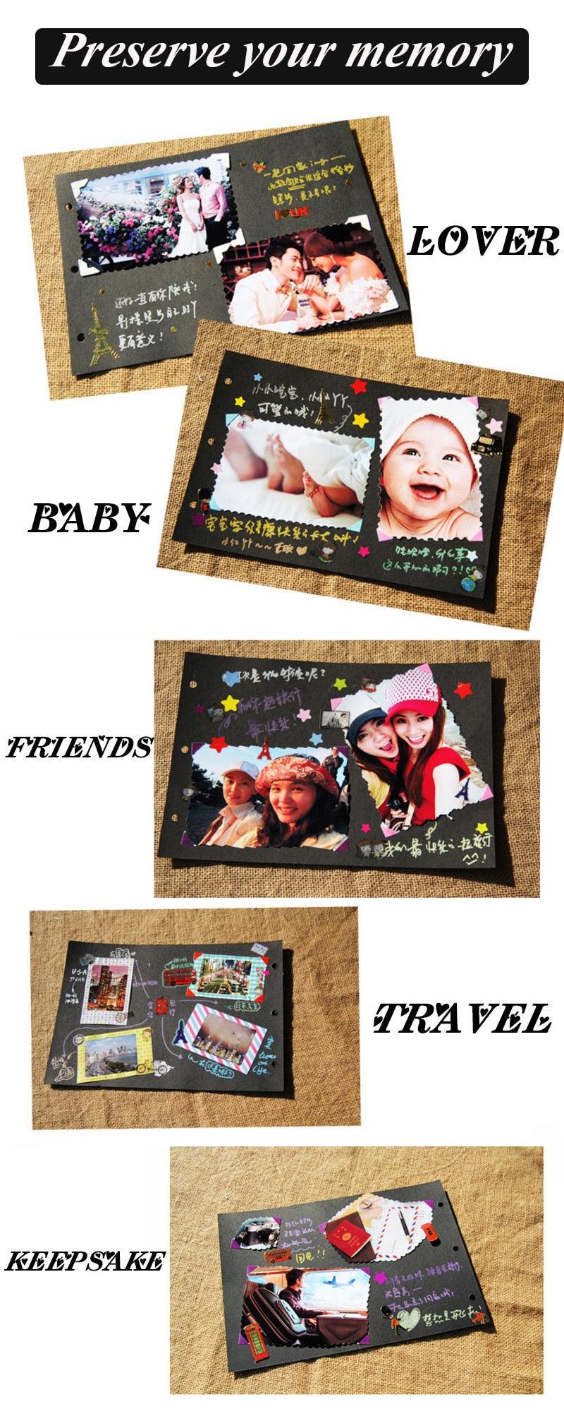 60 80 Page Photo Album Scrapbook Memory Craft