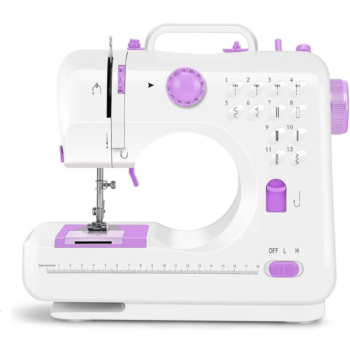 Pro Portable Electric Sewing Machine 12 Stitches Adjustable