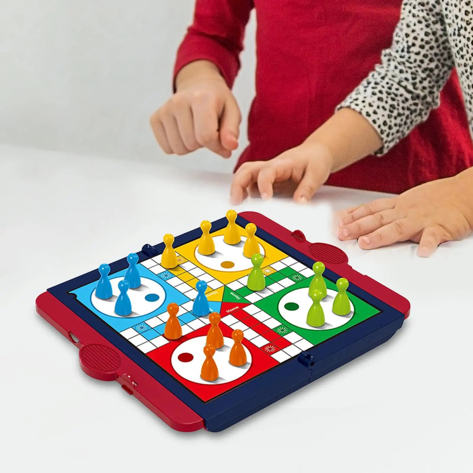 Ludo Strategy Game Foldable Board Family Party Toy