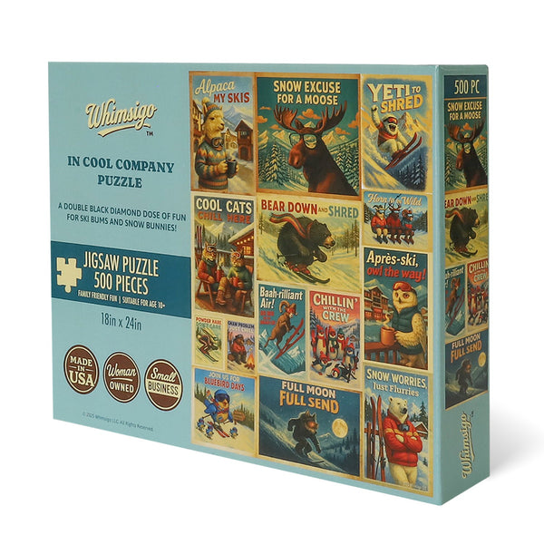 In Cool Company 500 Piece Jigsaw Puzzle