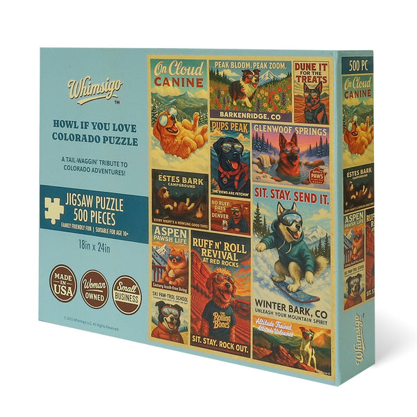 Howl If You Love Colorado Jigsaw Puzzle