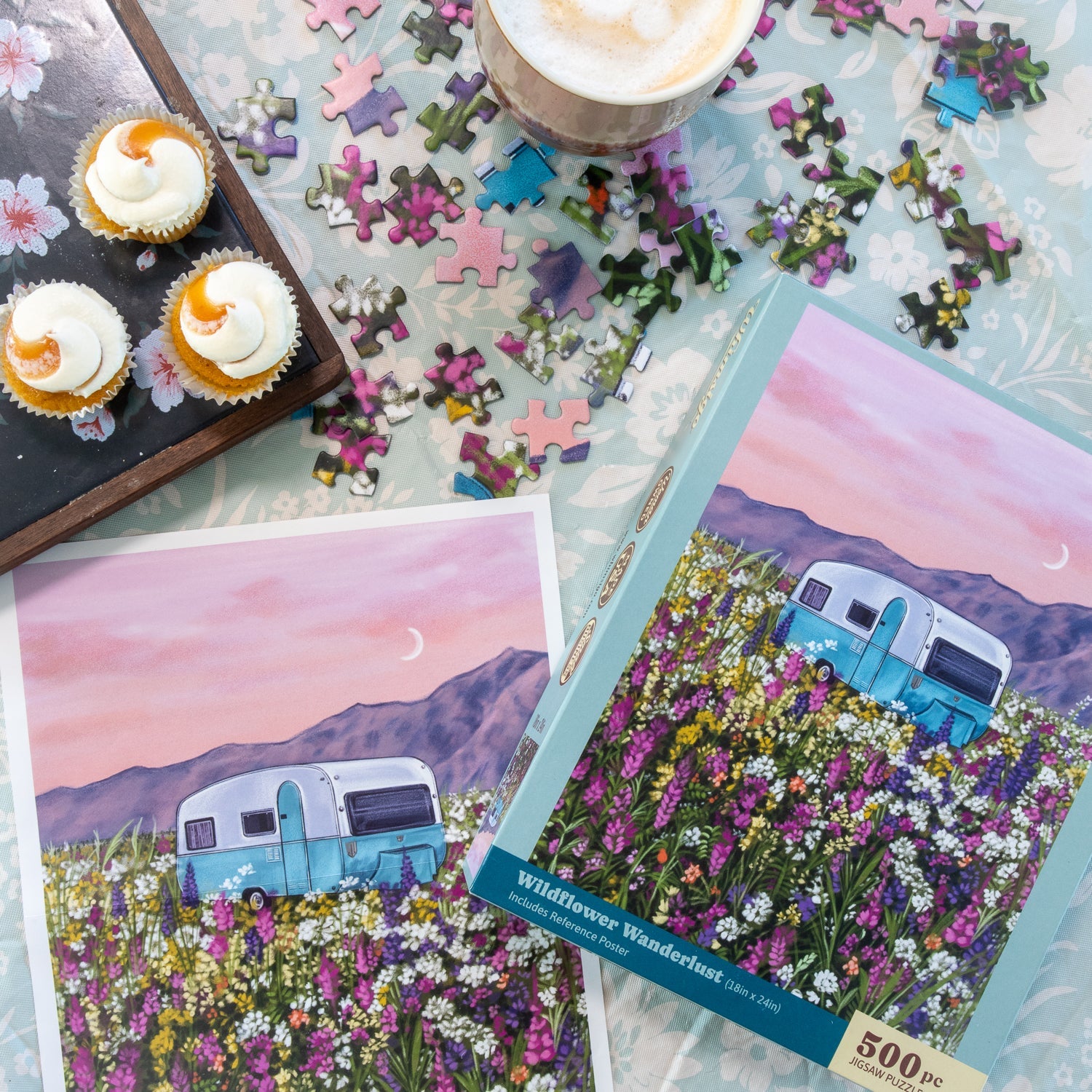 Wildflower Wanderlust (500 Piece) Jigsaw Puzzle