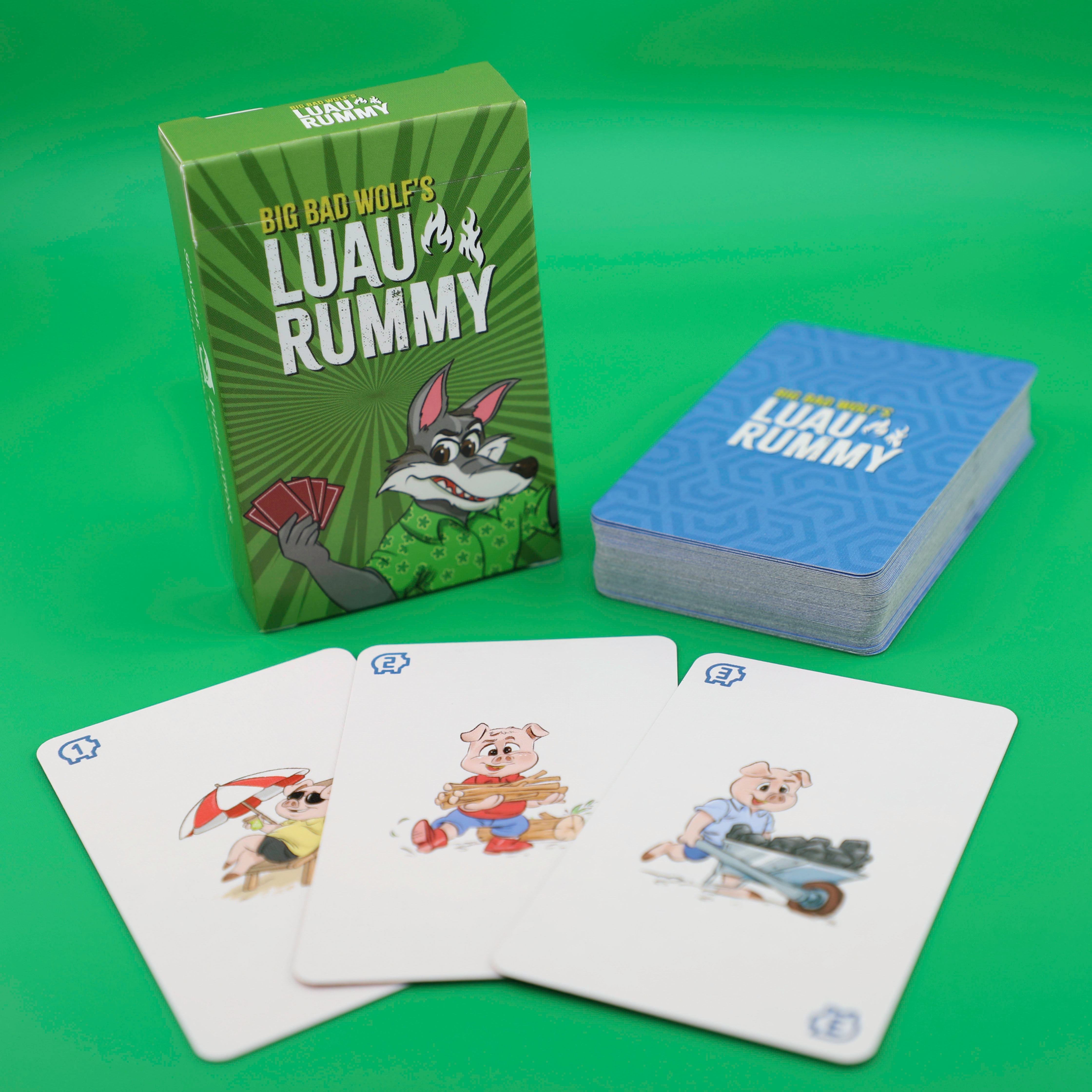 Luau Rummy Card Game Family Party Entertainment