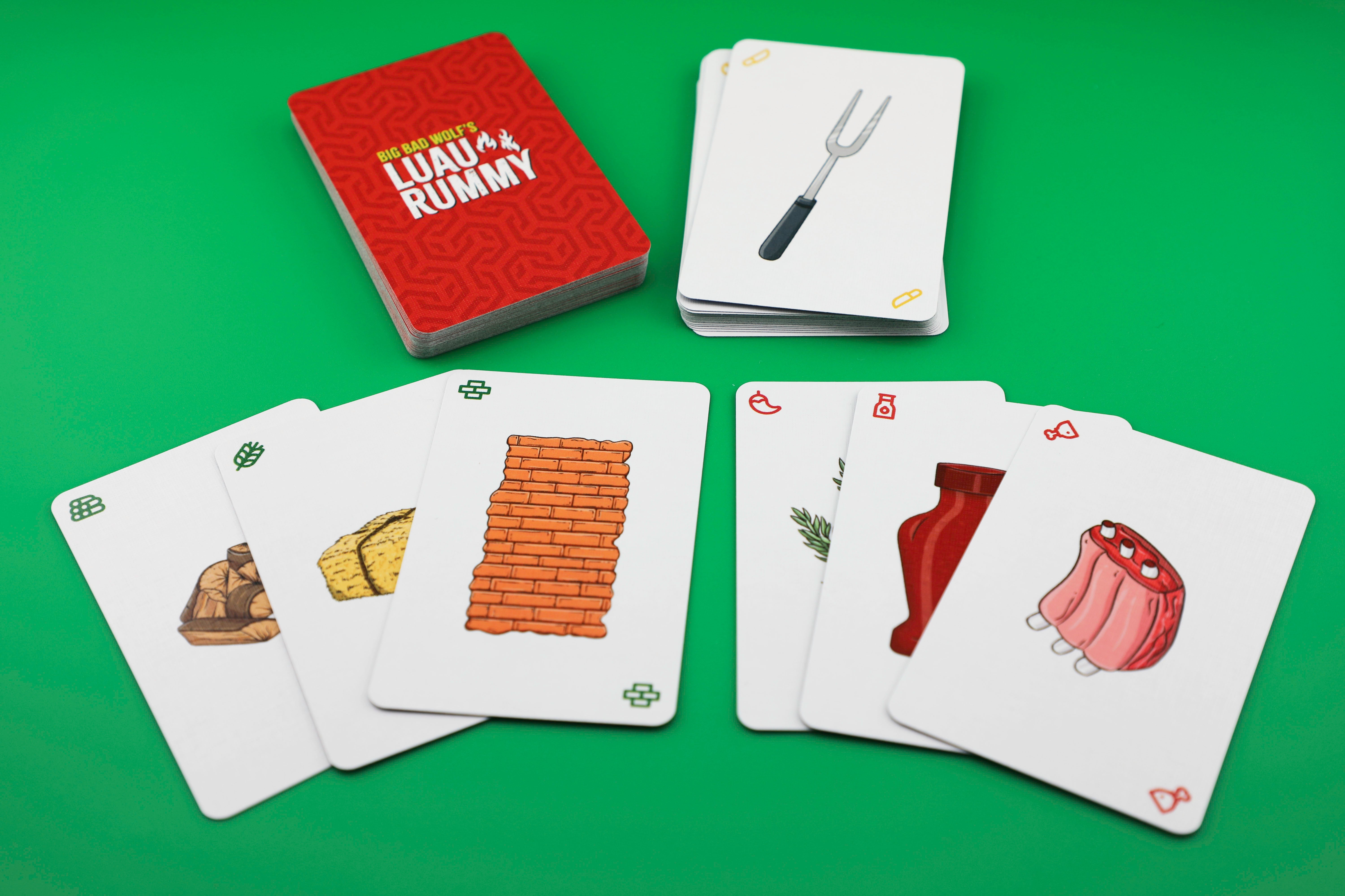 Luau Rummy Card Game Family Party Entertainment