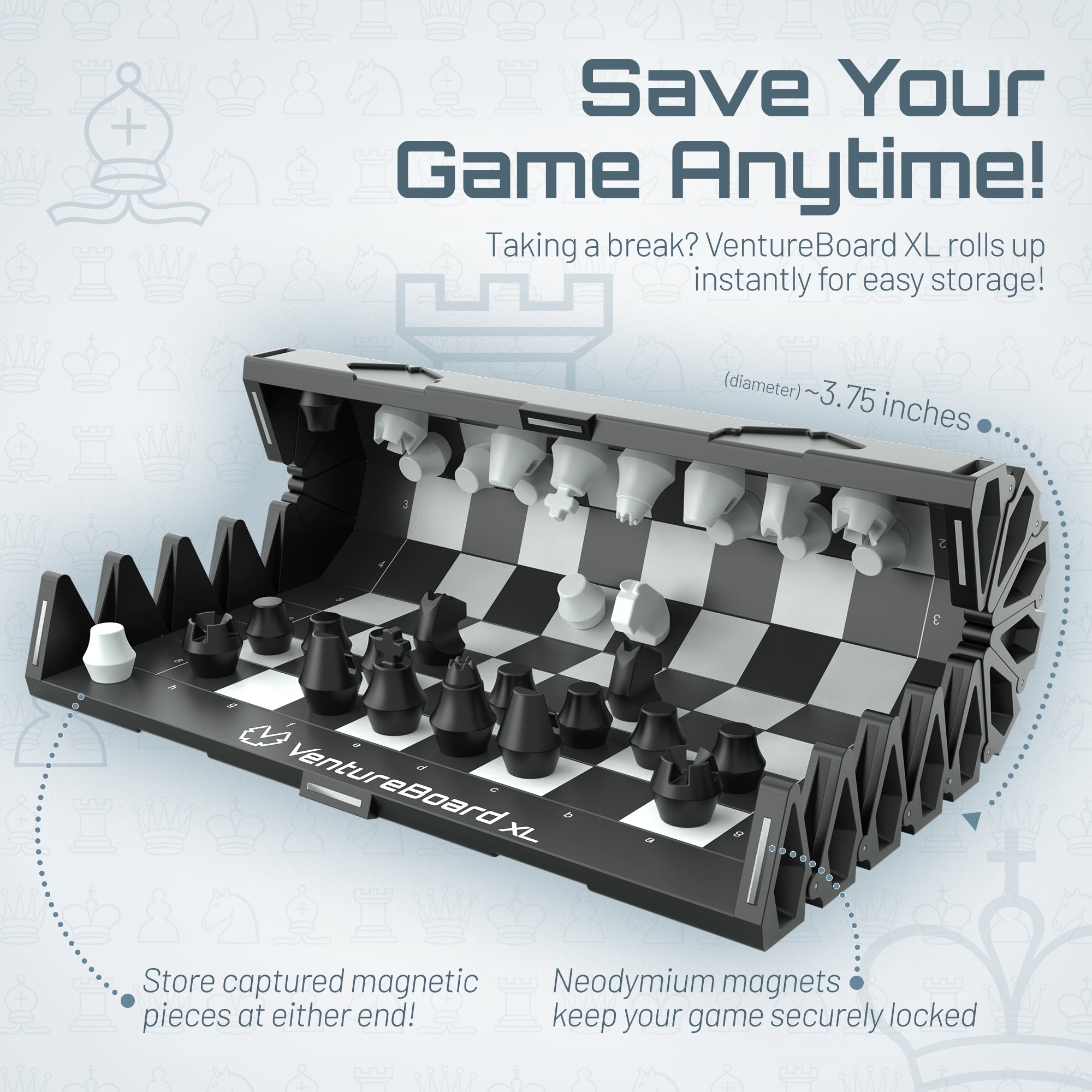 XL Chess Set Large Strategy Board Game