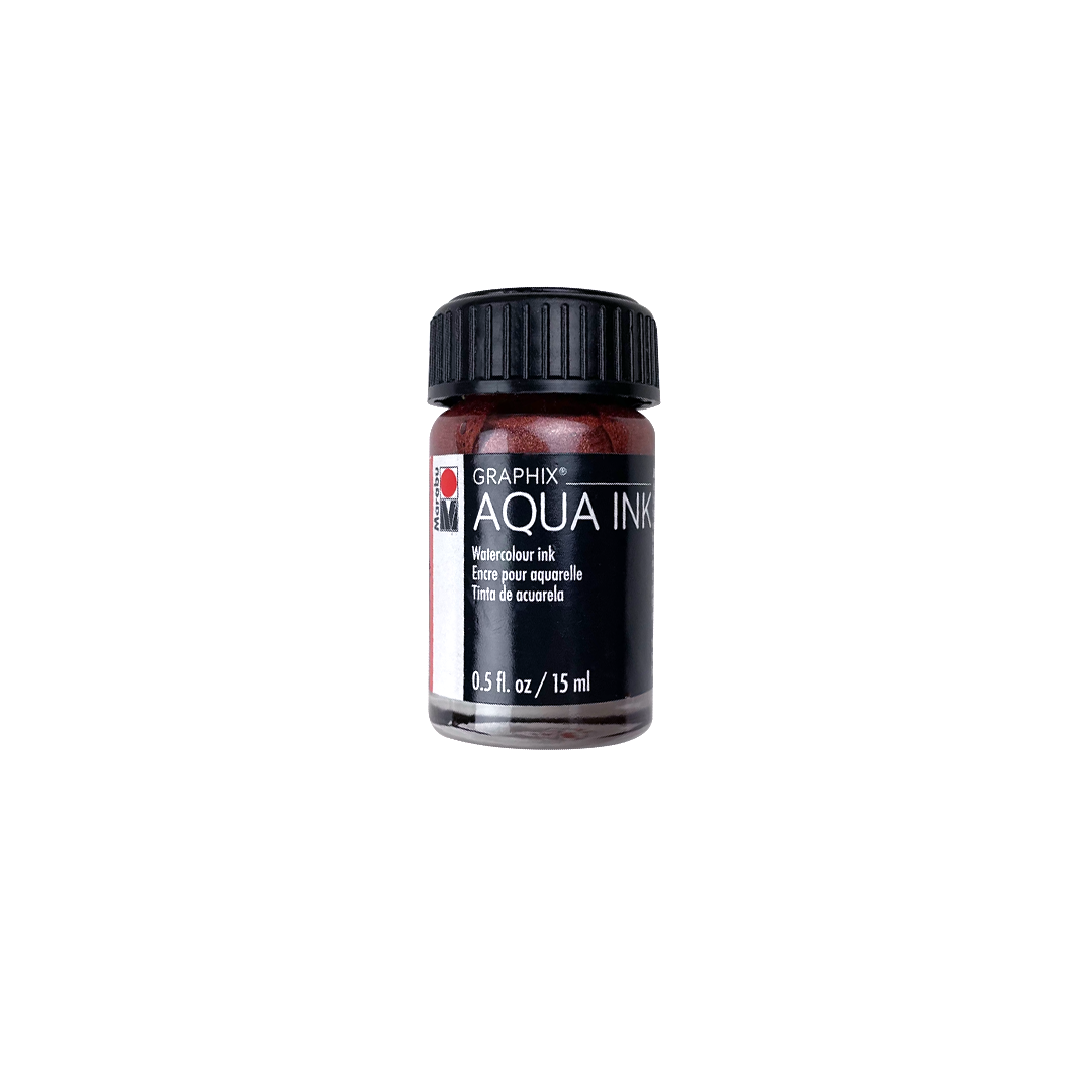 Aqua Graphix Metallic Copper Ink For Creative Projects