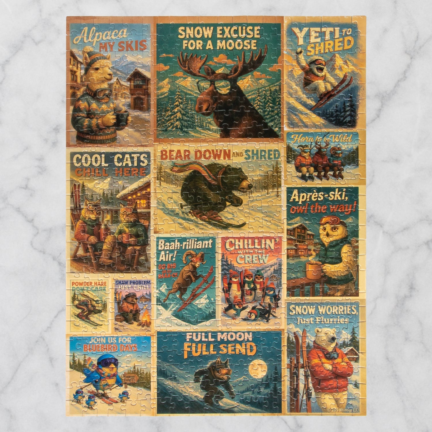 In Cool Company 500 Piece Jigsaw Puzzle