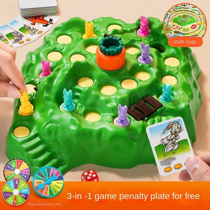Rabbit Trap Puzzle Multiplayer Parent Child Strategy Game