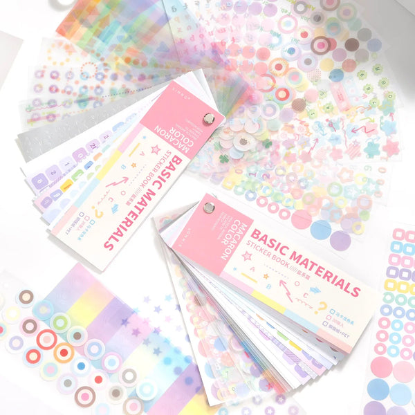Colorful Dot Stickers 30 Piece Journaling Scrapbooking Pack