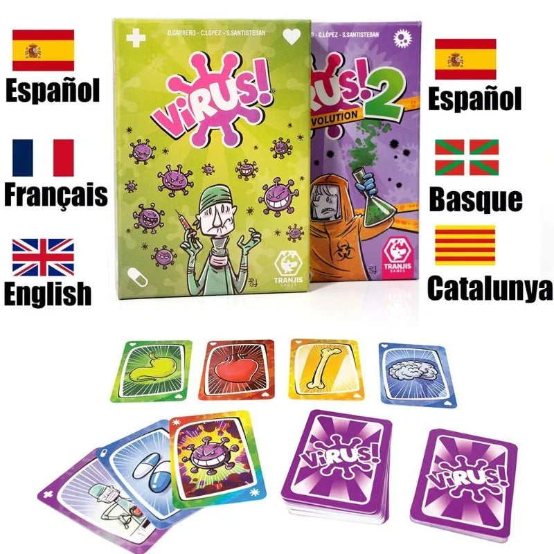 Virus Infection Family Party Strategy Card Game