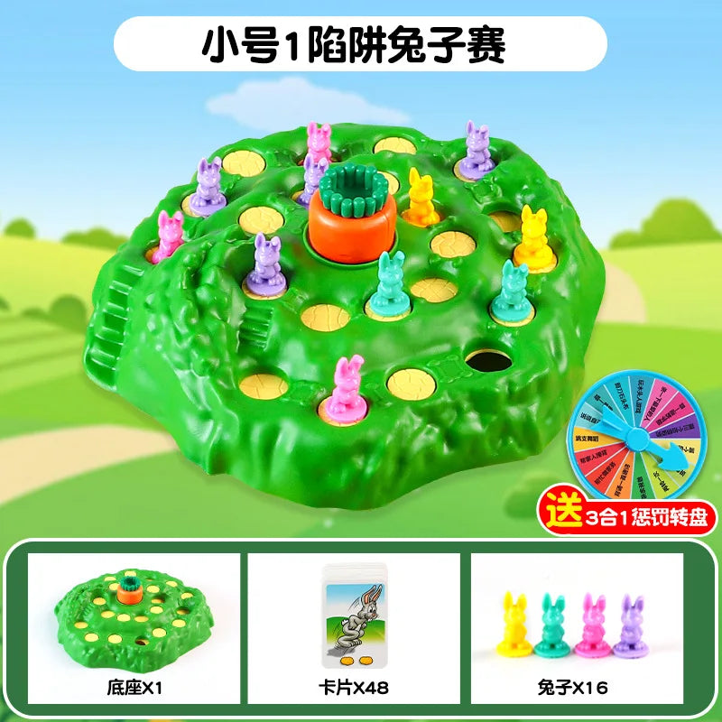 Rabbit Trap Puzzle Multiplayer Parent Child Strategy Game