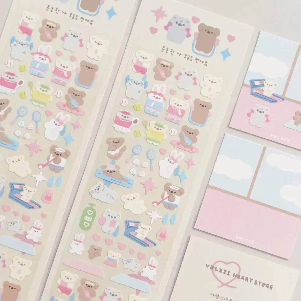 Cute Animal Laser Scrapbook Decorative Stickers