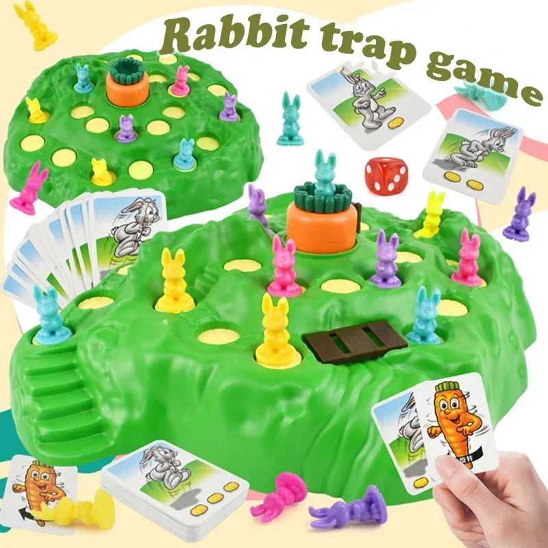 Rabbit Trap Puzzle Multiplayer Parent Child Strategy Game
