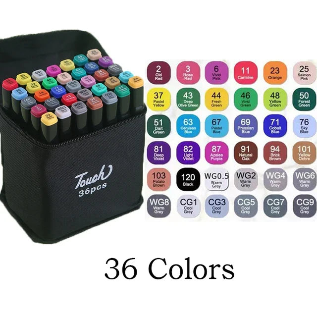 Kids Double Headed Art Marker Pen Set