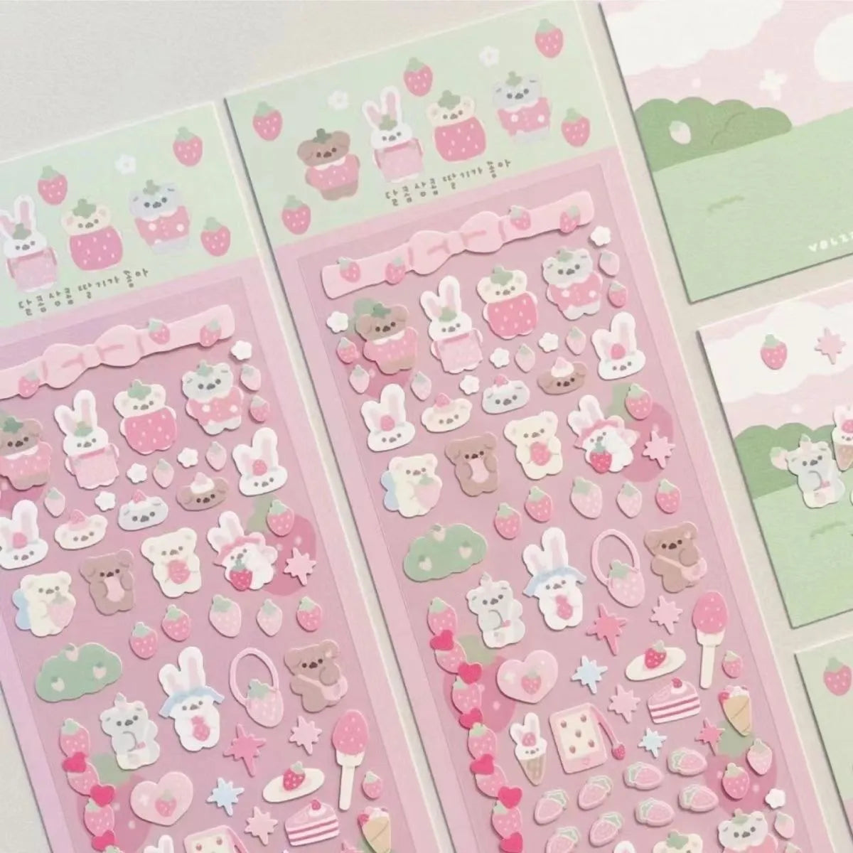 Cute Animal Laser Scrapbook Decorative Stickers