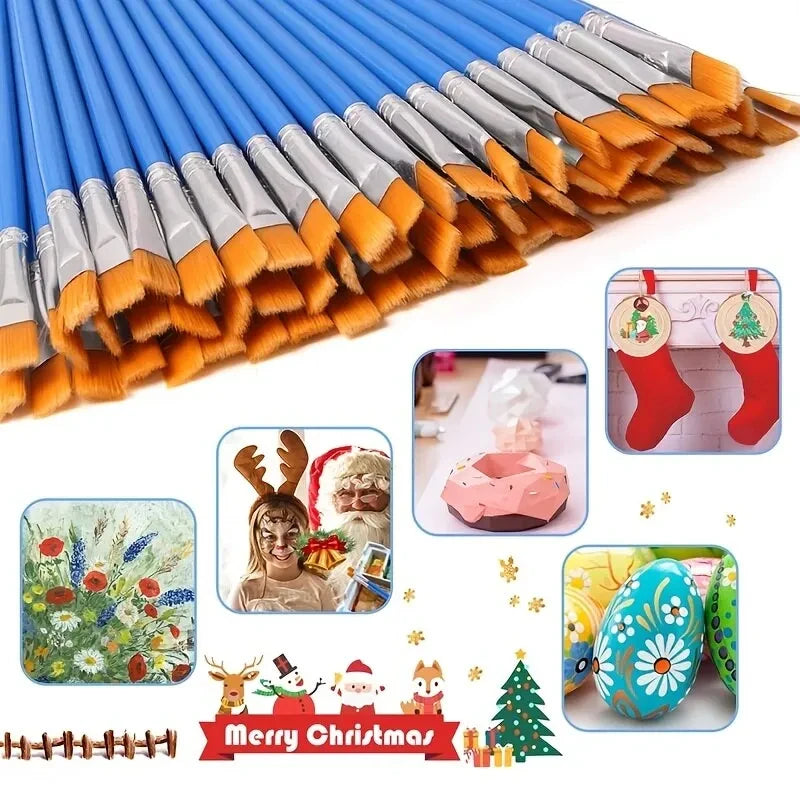 20 Piece Painting Brushes Set Arts Crafts Kit