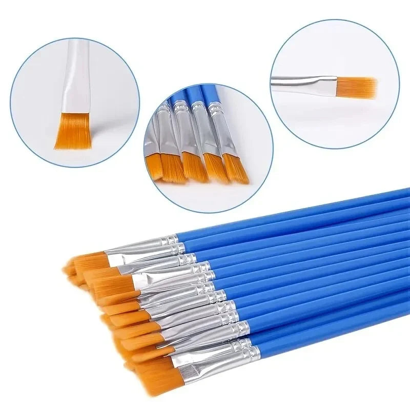 20 Piece Painting Brushes Set Arts Crafts Kit