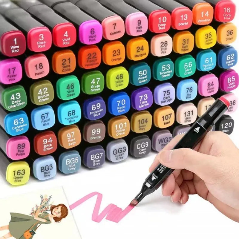 Kids Double Headed Art Marker Pen Set