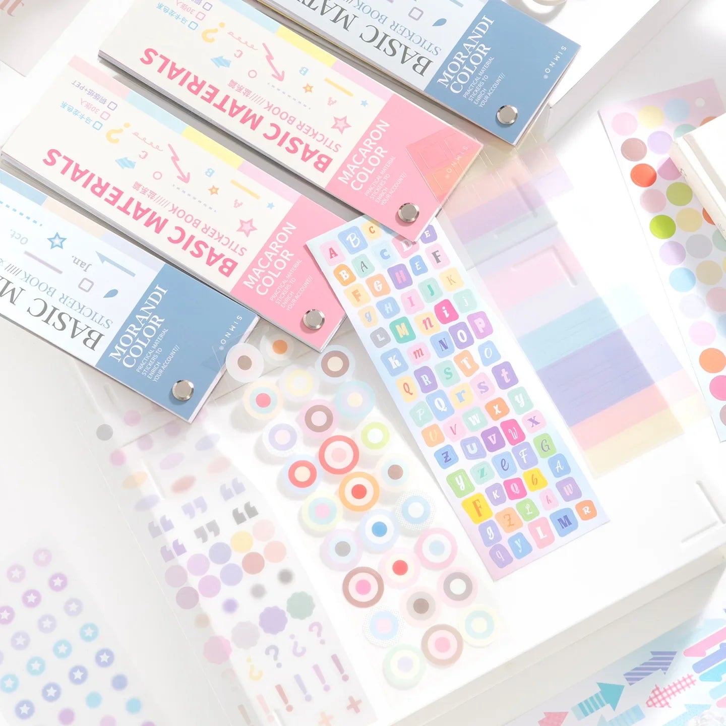 Colorful Dot Stickers 30 Piece Journaling Scrapbooking Pack