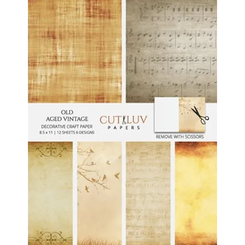 Old Aged Vintage Decorative Craft Paper Scrapbooking