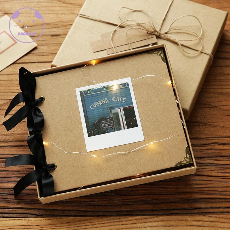 DIY Wedding Photo Scrapbook Album 20 Pages Hardcover