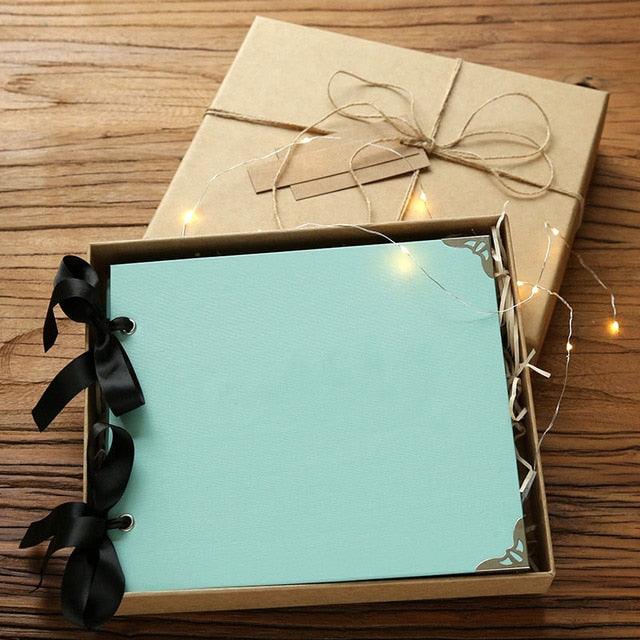 DIY Wedding Photo Scrapbook Album 20 Pages Hardcover