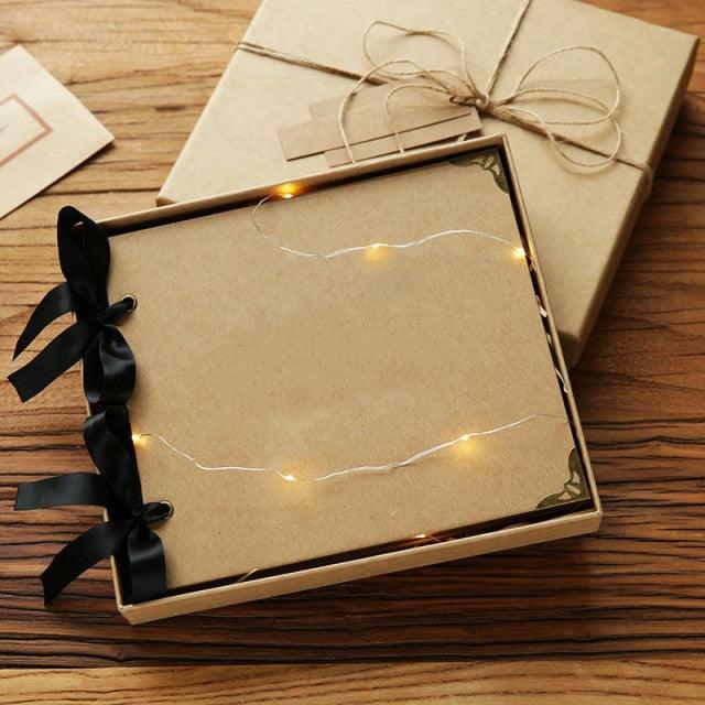 DIY Wedding Photo Scrapbook Album 20 Pages Hardcover