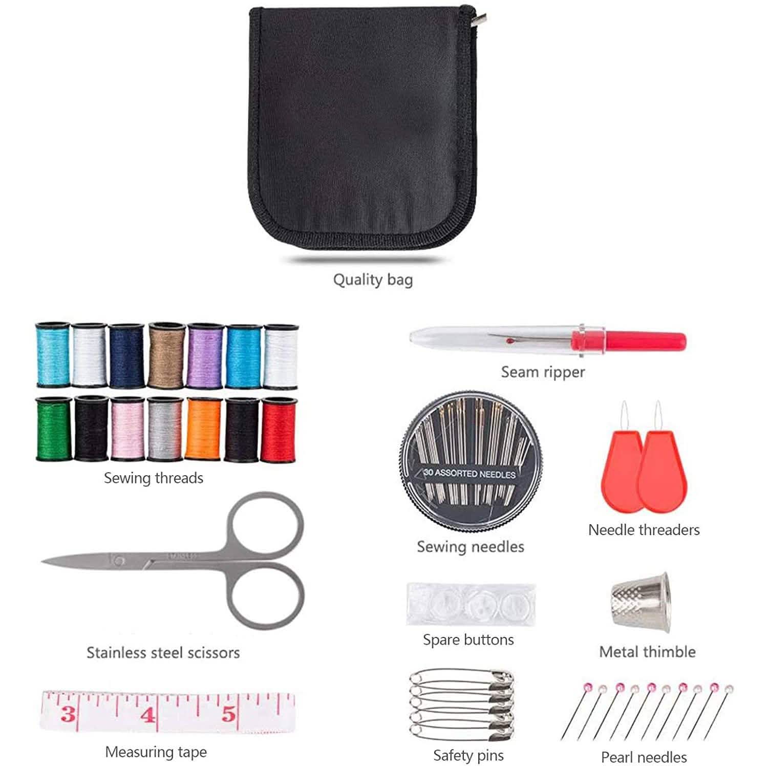DIY Sewing Supplies Kit Tools Accessories Craft Set