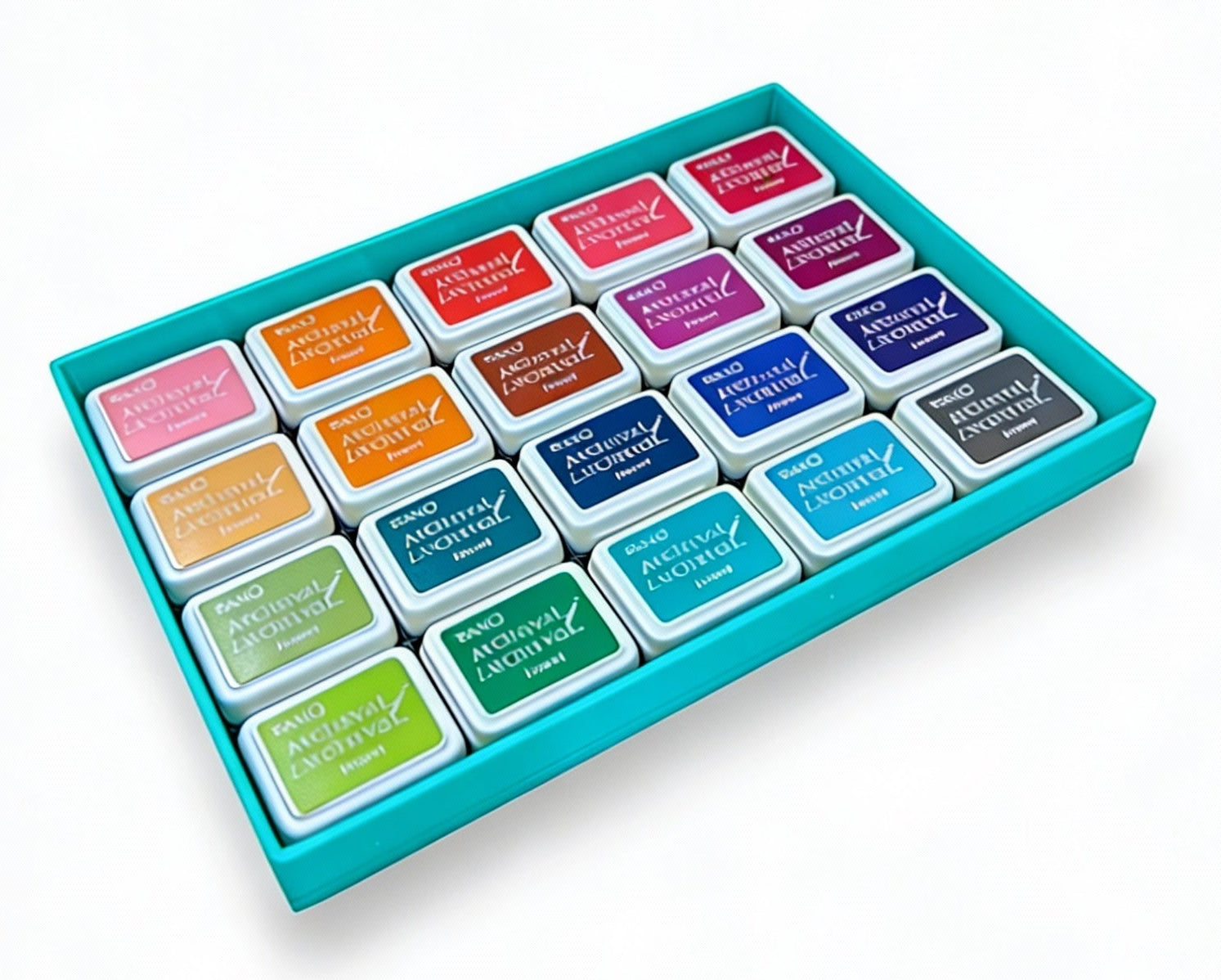 Mini Archival Ink Pad Stackable Storage Tray, Compact Organizer for Craft and Scrapbooking Supplies