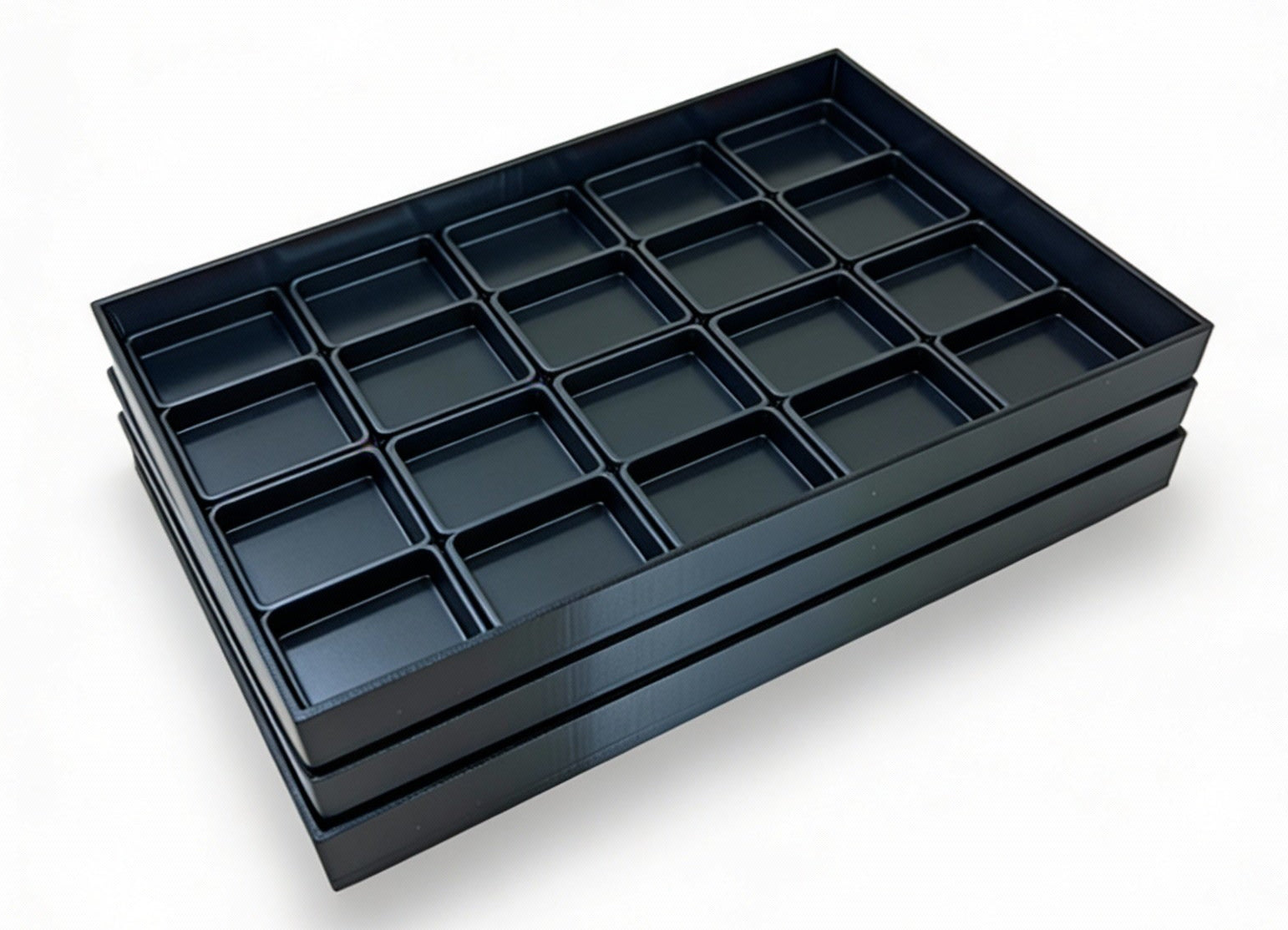 Mini Archival Ink Pad Stackable Storage Tray, Compact Organizer for Craft and Scrapbooking Supplies