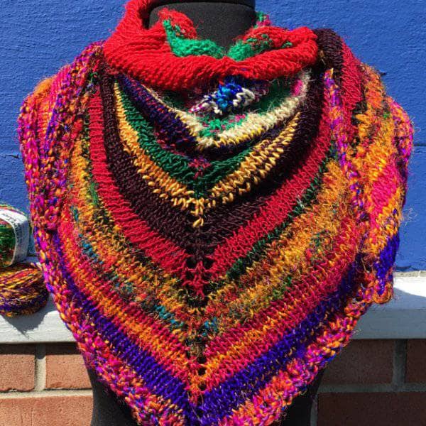 Recycled Silk Yarn Spice Market Fiber Craft