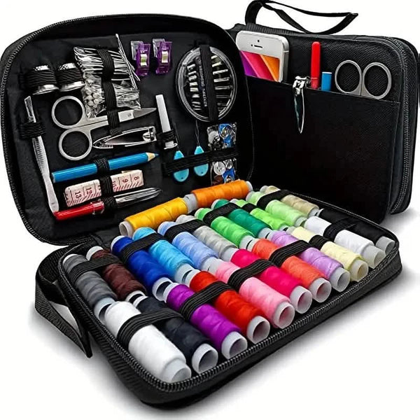 100 Piece Sewing Kit 24 Color Threads Accessories